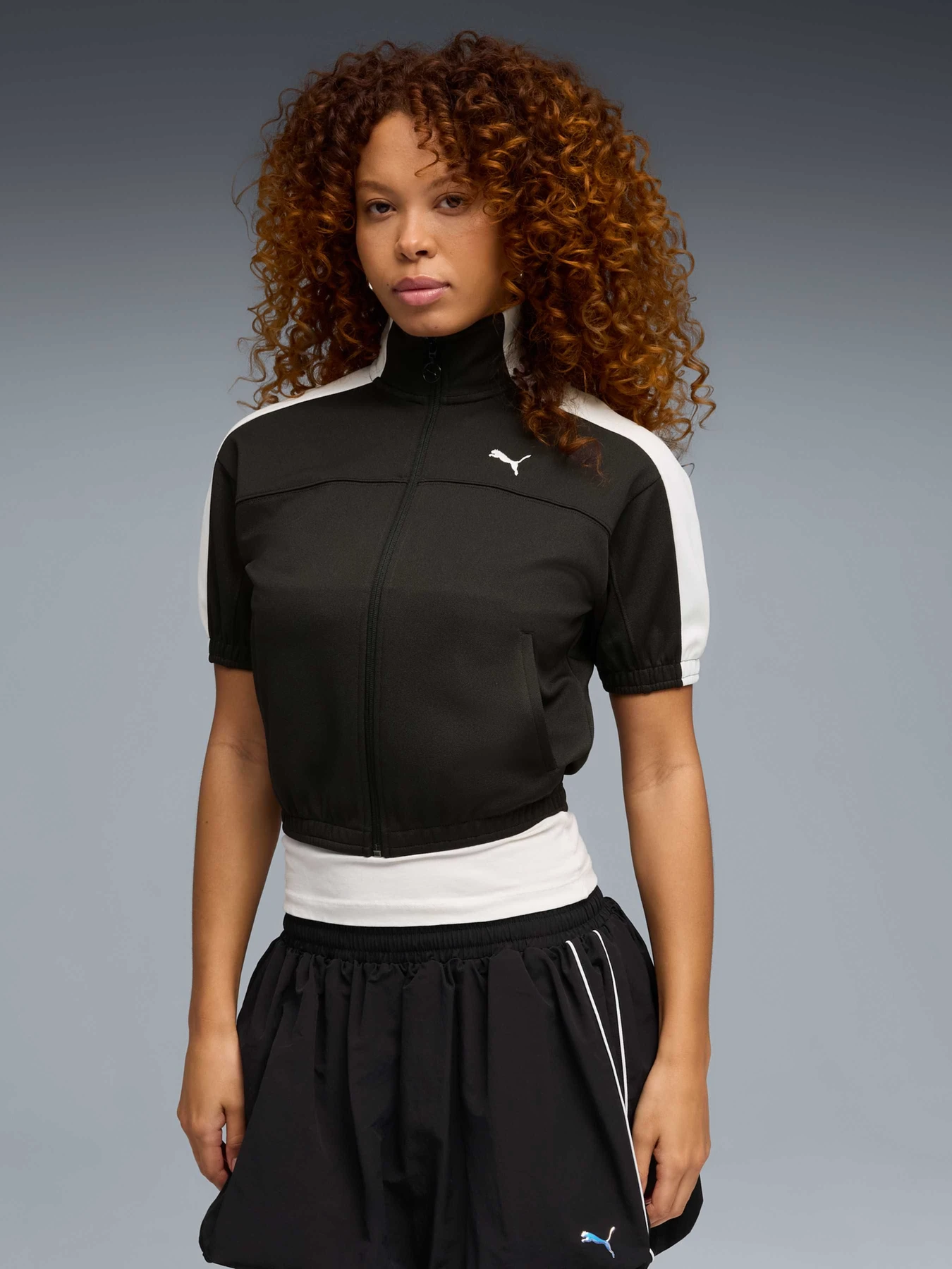 Худи и свитшоты PUMA T7 Short Sleeve Jacket модель 634621 Худи и свитшоты PUMA T7 Short Sleeve Jacket модель 634621 Фото