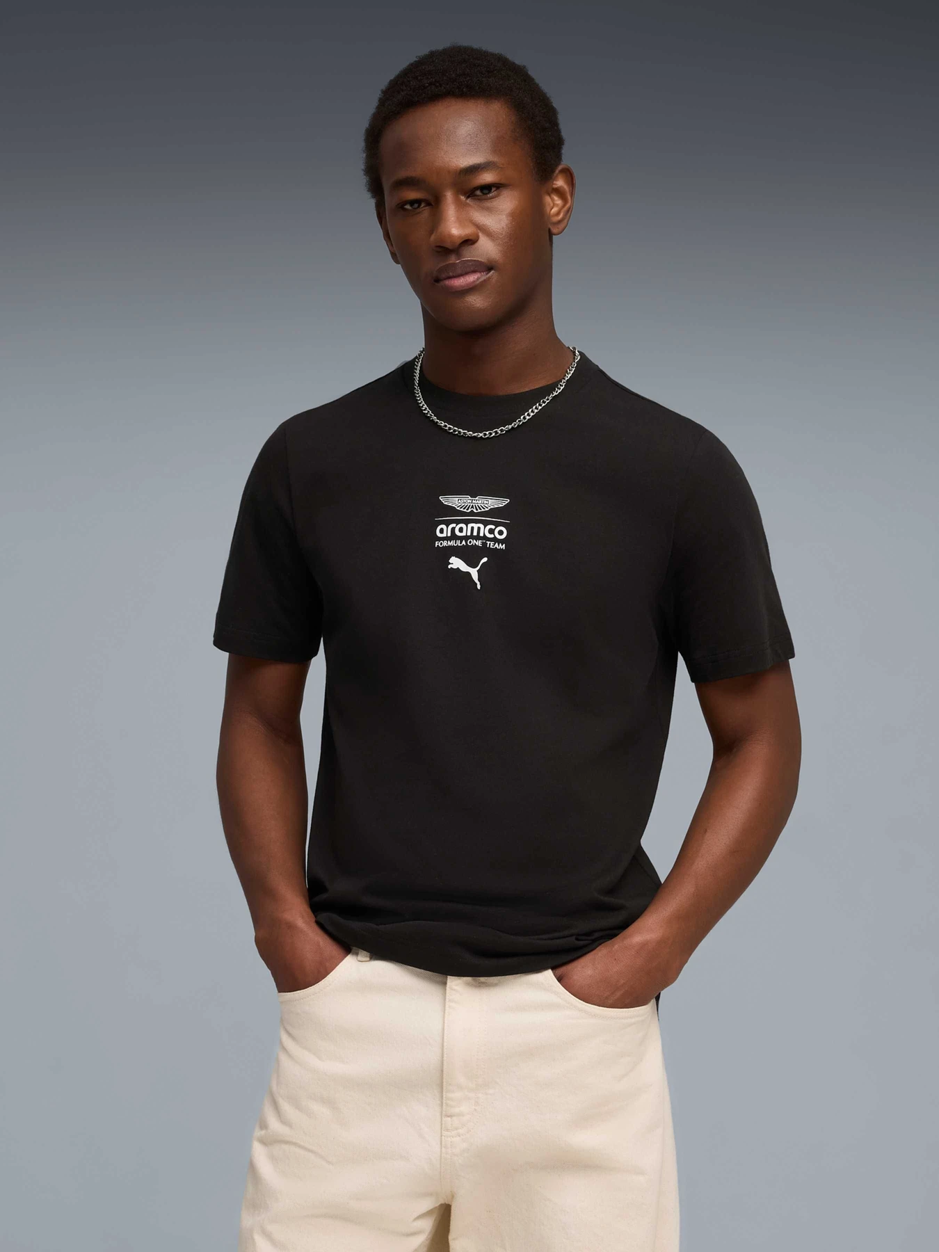 Футболки і поло PUMA Amf1 Essential Logo Tee 1 модель 635393 Фото