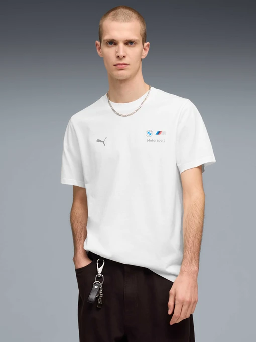 Чоловіча Футболка PUMA Bmw Mms Ess Logo Tee фото 2