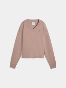 Худі та світшоти PUMA Ess Elevated V-neck Crew Dk модель 691816 Фото