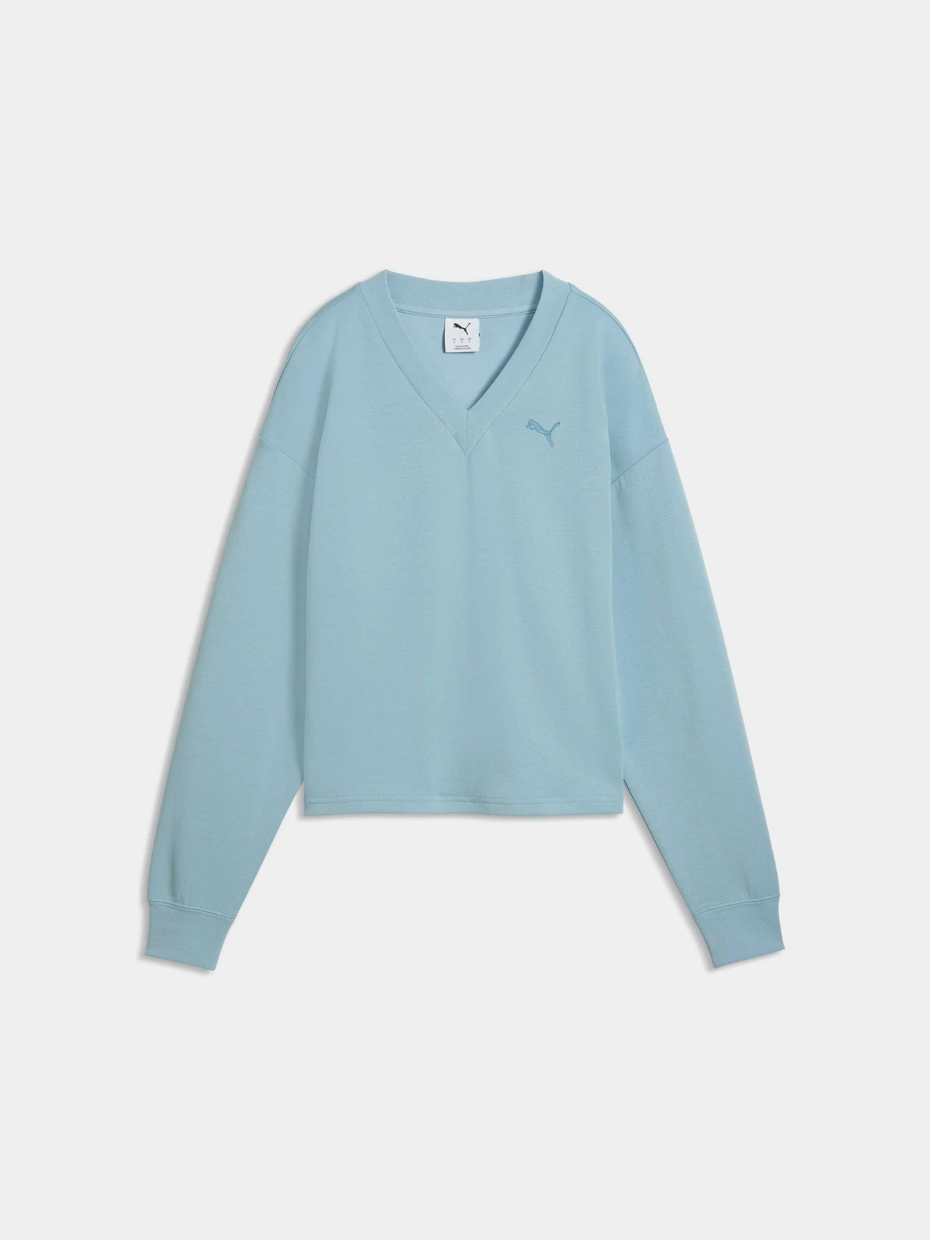 Худи и свитшоты PUMA Ess Elevated V-neck Crew Dk модель 691816 Фото