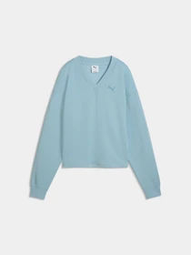 Худі та світшоти PUMA Ess Elevated V-neck Crew Dk модель 691816 Фото