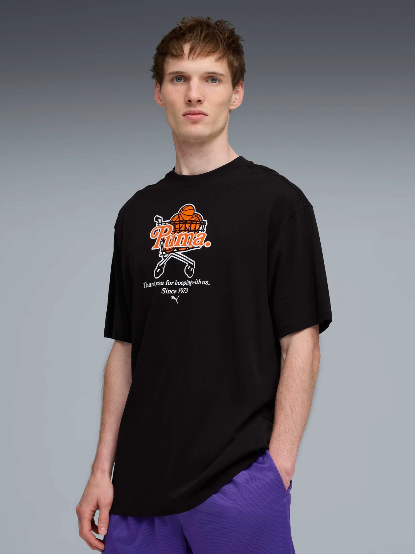 Футболки и поло PUMA Junior Varsity Tee I модель 692305 Фото