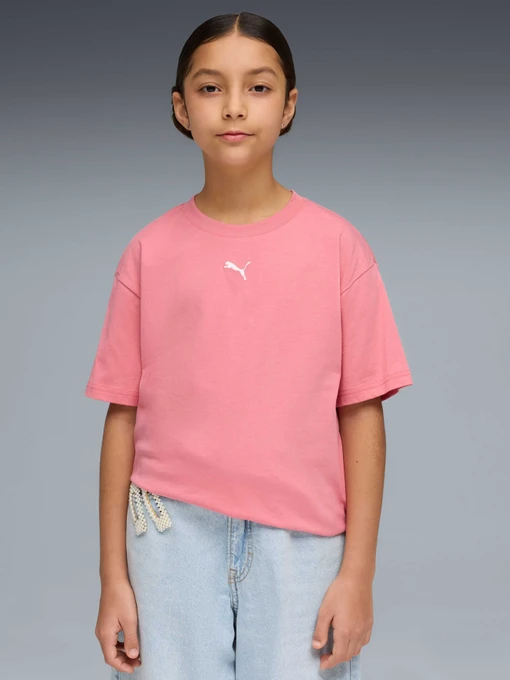 Дитяча Футболка PUMA Ess Boxy Tee G фото 3
