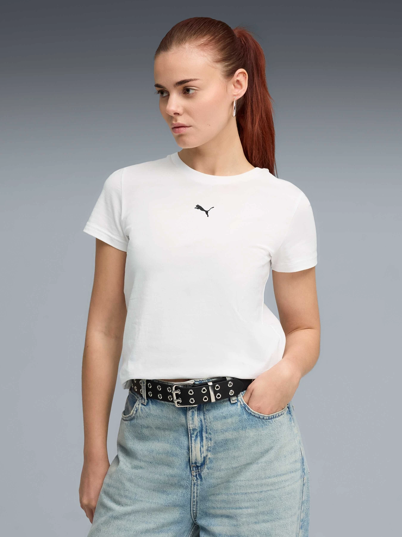 Футболки и поло PUMA Ess Cat Logo Tee модель 692916 Фото