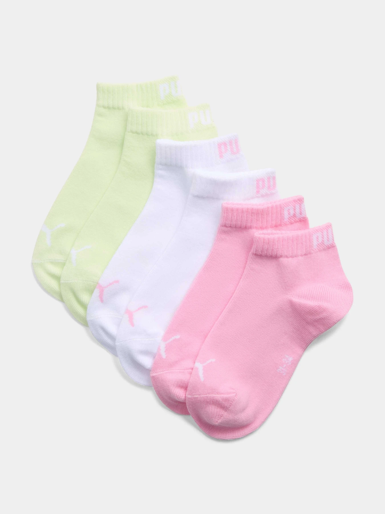 Носки и гольфы PUMA Kids Plain Quarter 3p модель 938809 Носки и гольфы PUMA Kids Plain Quarter 3p модель 938809 Фото