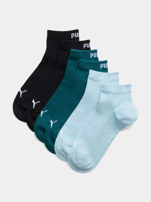 Шкарпетки та гольфи PUMA Unisex Quarter Plain 3p модель 938589 Фото