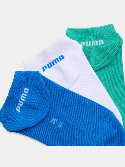 PUMA Kids Plain Sneaker 3p Набір шкарпеток колір зелений фото 2