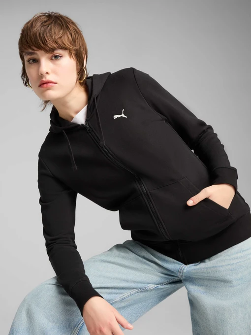Жіноча Спортивна кофта PUMA Ess Full-zip Hoodie фото 3