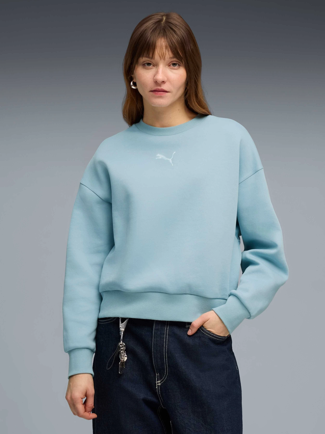 Худи и свитшоты PUMA Ess Elevated Crew Dk модель 634578 Худи и свитшоты PUMA Ess Elevated Crew Dk модель 634578 Фото