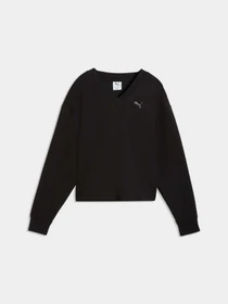 Худі та світшоти PUMA Ess Elevated V-neck Crew Dk модель 691816 Фото