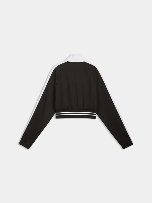 Жіноча Спортивна кофта PUMA T7 Pique Cropped Jacket фото 2