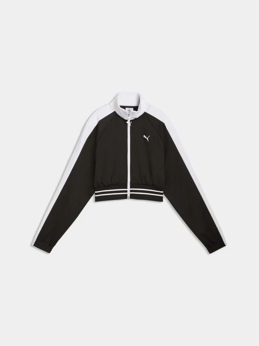 Худі та світшоти PUMA T7 Pique Cropped Jacket модель 634556 Фото