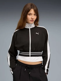 Худі та світшоти PUMA T7 Pique Cropped Jacket модель 634556 Фото