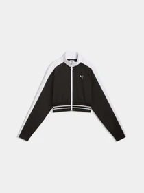 Худи и свитшоты PUMA T7 Pique Cropped Jacket модель 634556 Фото