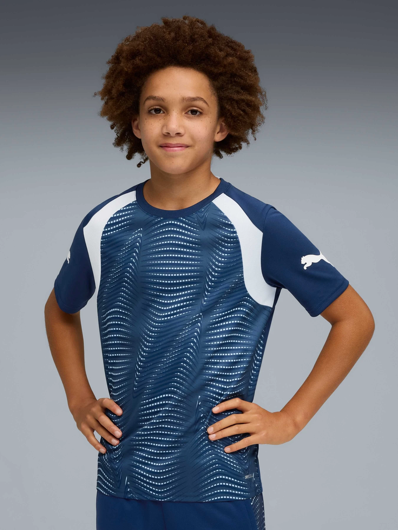 Футболки і поло PUMA Individualfinal Jersey Jr модель 660425 Футболки і поло PUMA Individualfinal Jersey Jr модель 660425 Фото