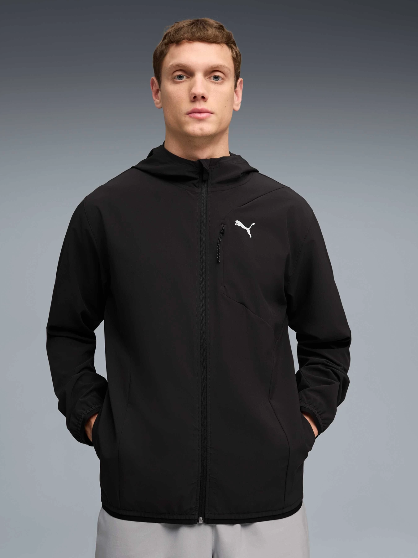 Куртки та дублянки PUMA M Pwrtrain Woven Jacket модель 527650 Куртки та дублянки PUMA M Pwrtrain Woven Jacket модель 527650 Фото