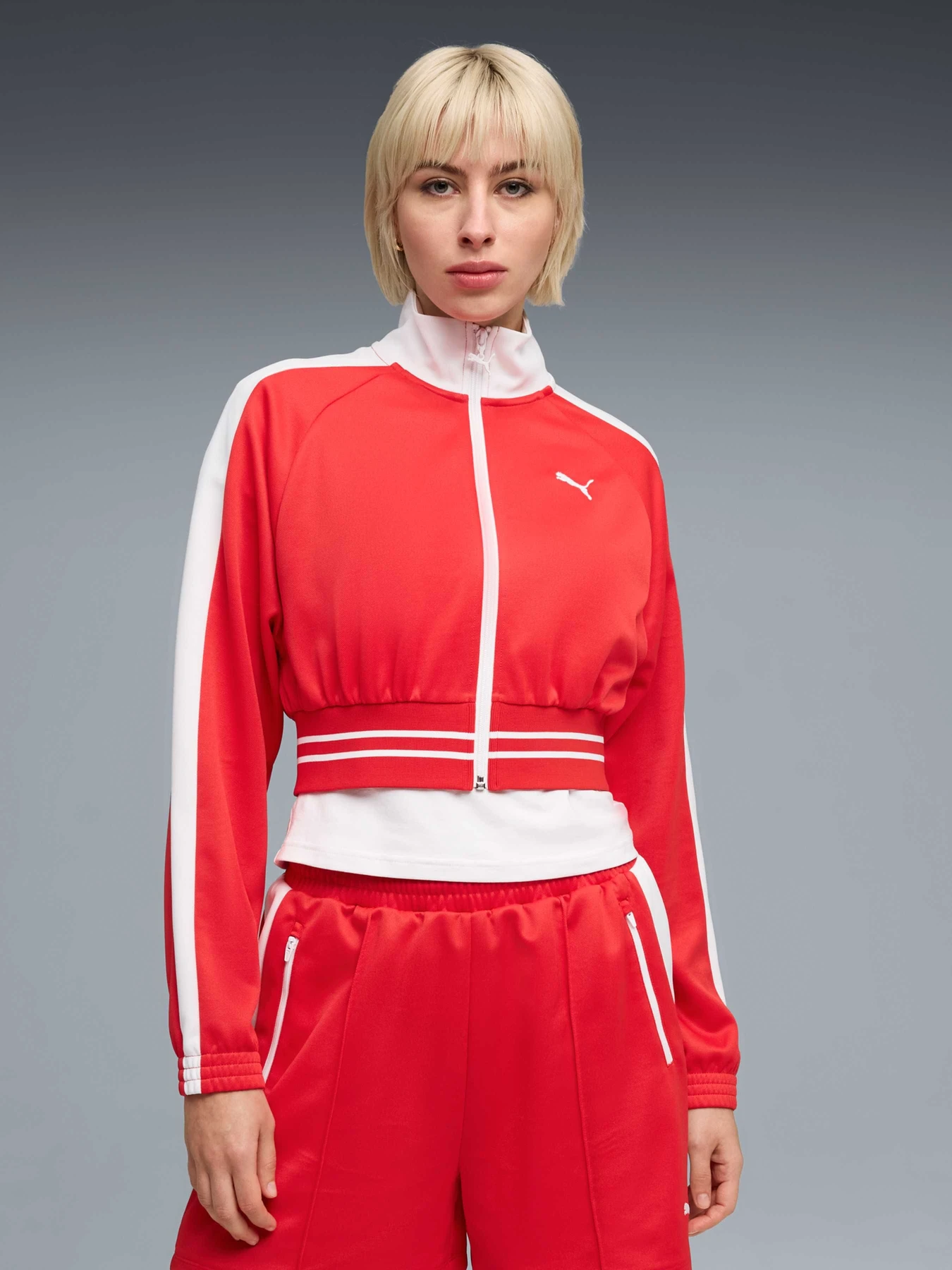 Худи и свитшоты PUMA T7 Pique Cropped Jacket модель 634556 Худи и свитшоты PUMA T7 Pique Cropped Jacket модель 634556 Фото