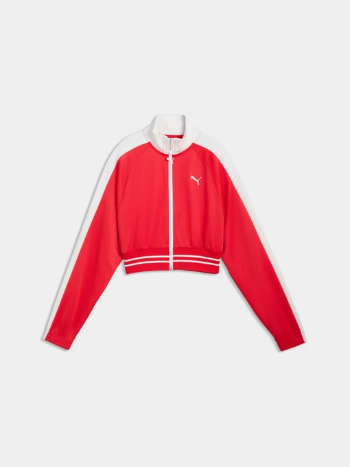Худи и свитшоты PUMA T7 Pique Cropped Jacket модель 634556 Фото