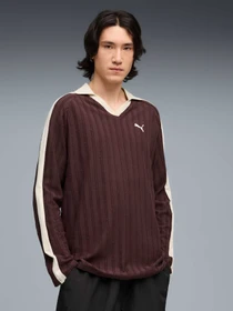 Футболки и поло PUMA T7 Relaxed Long Sleeve Polo модель 634311 Фото