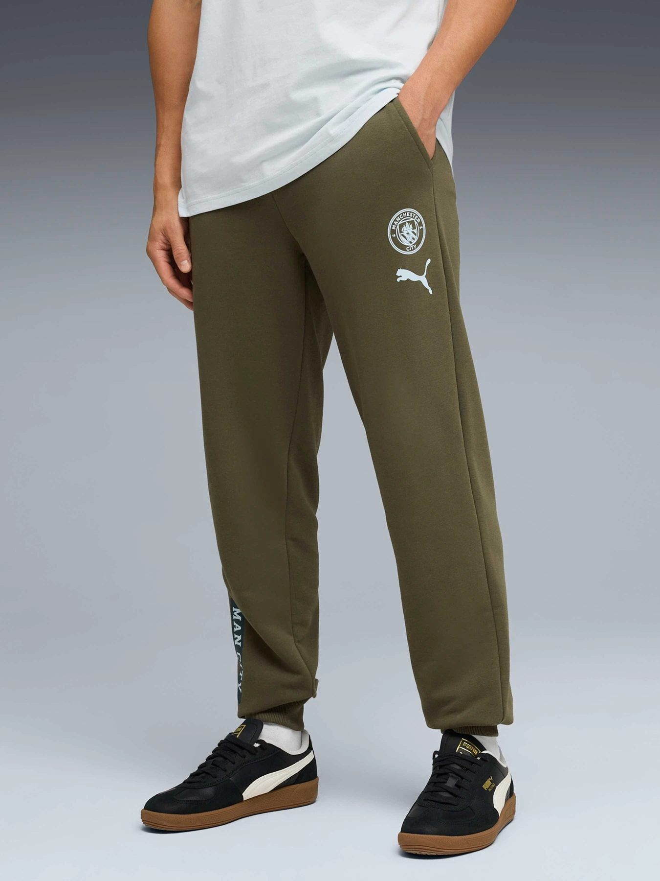 Брюки PUMA Mcfc Ftblculture Sweat Pants модель 785883 Фото