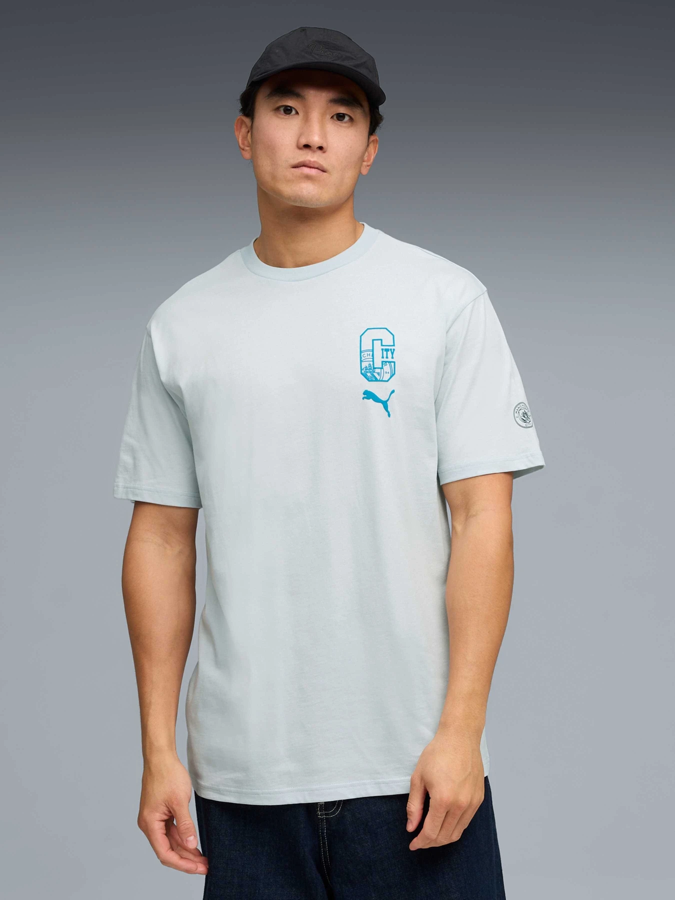 Футболки и поло PUMA Mcfc Ftblculture Relaxed Tee модель 785879 Футболки и поло PUMA Mcfc Ftblculture Relaxed Tee модель 785879 Фото
