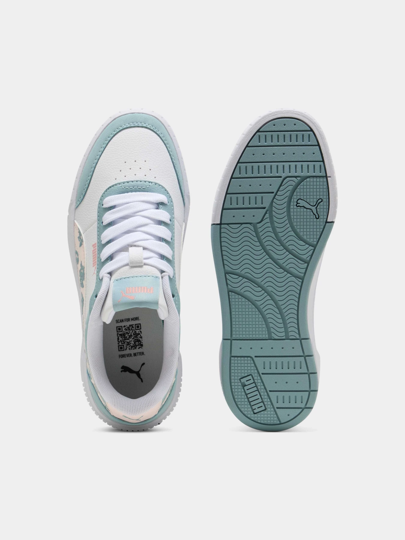 Кеди PUMA Carina Mia Floral Jr модель 405630 Кеди PUMA Carina Mia Floral Jr модель 405630 Фото