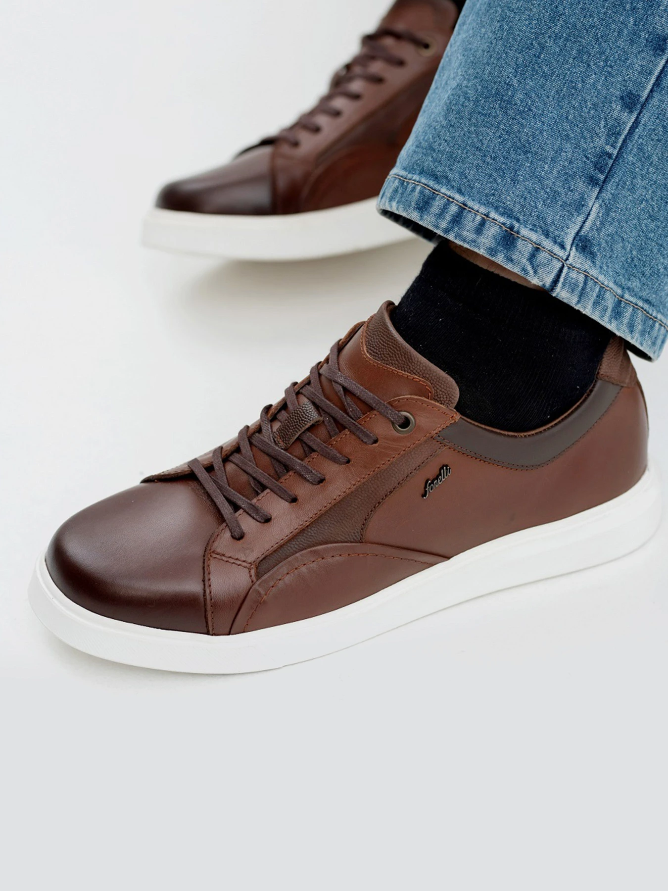 Кеды Forelli модель 39501-Brown Кеды Forelli модель 39501-Brown Фото