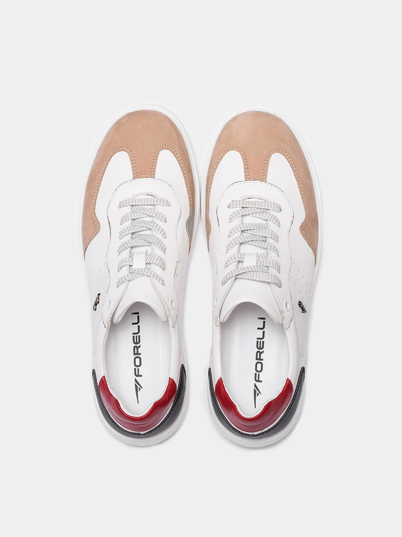 Кеды Forelli модель 39503-White.Brown Кеды Forelli модель 39503-White.Brown Фото