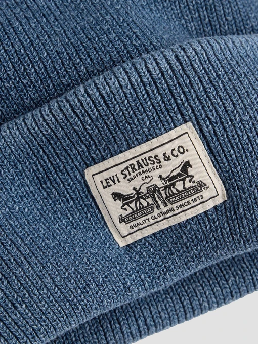 Levi's Шапка колір синій фото 3
