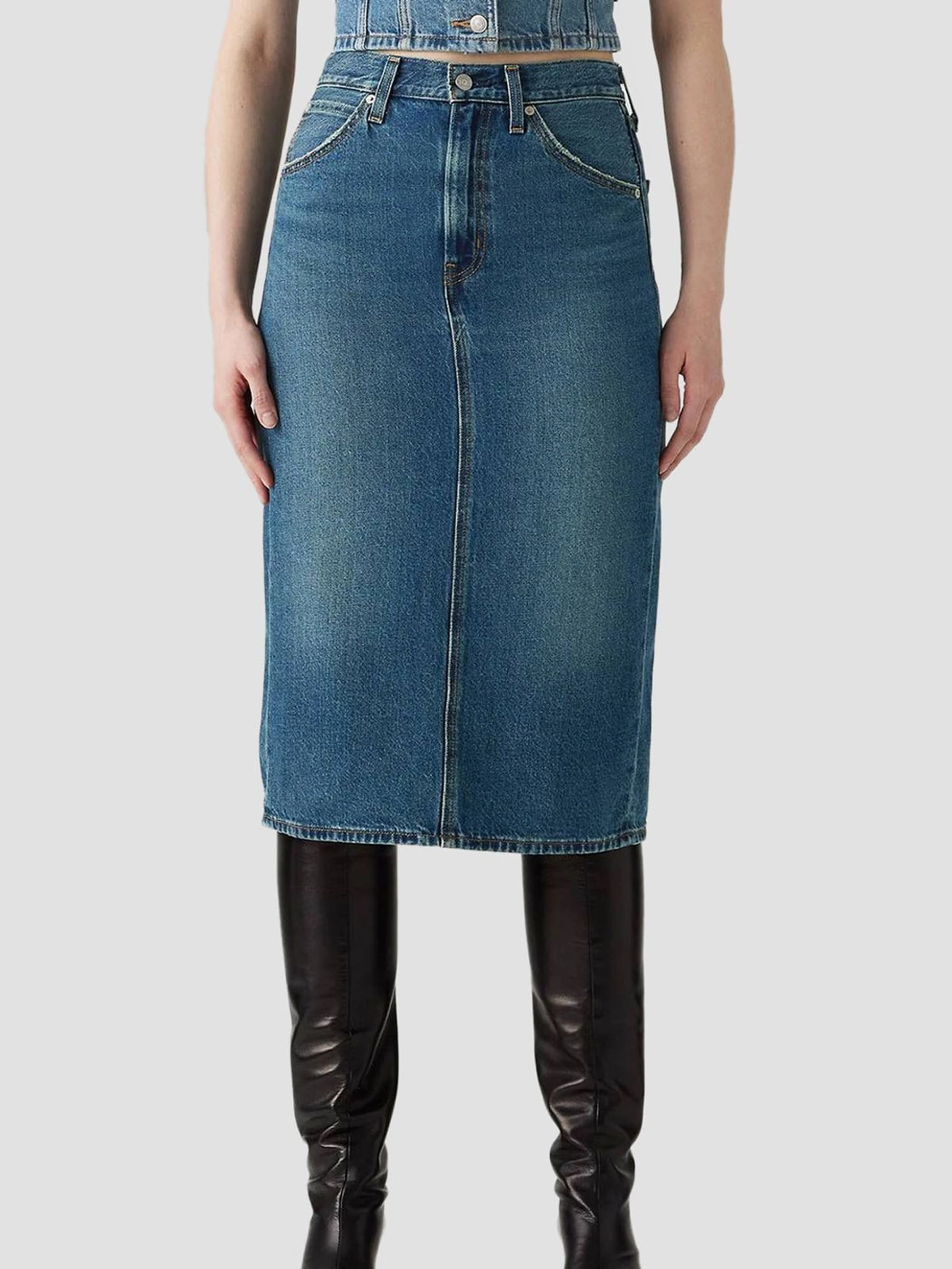 Бавовняна Жіноча Джинсова спідниця Levi's