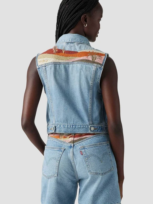 Бавовняний Жіночий Утеплений жилет Levi's фото 2
