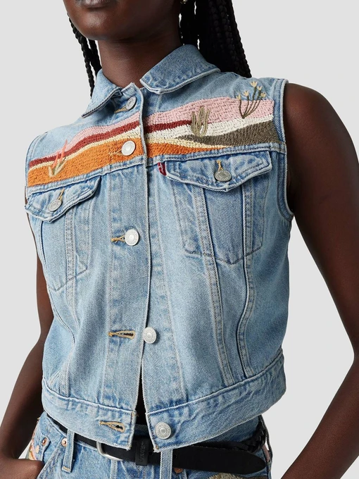 Бавовняний Жіночий Утеплений жилет Levi's фото 3