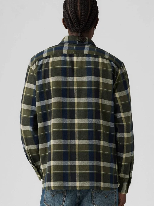Бавовняна Чоловіча Сорочка в клітинку Levi's фото 2
