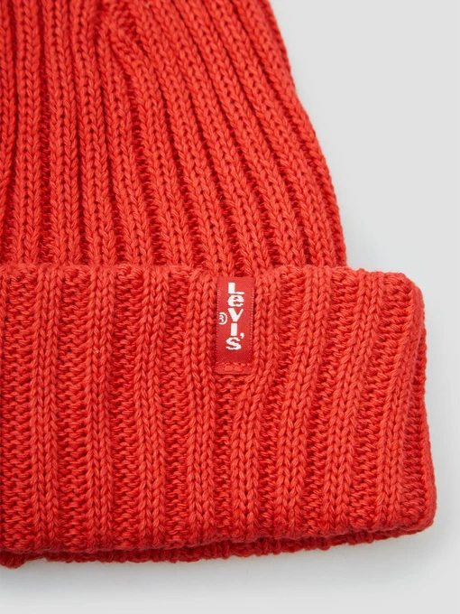 Levi's Шапка колір червоний фото 2