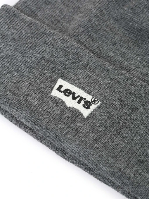 Levi's Шапка колір сірий фото 3