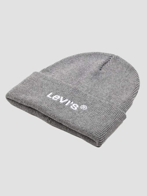 Levi's Шапка колір сірий фото 3