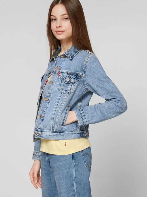 Бавовняна Жіноча Джинсова куртка Levi's фото 3