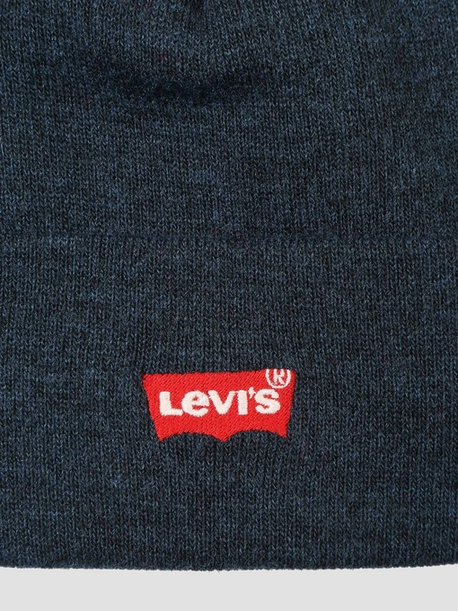 Levi's Шапка колір темно-синій фото 3