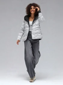 Куртки и дубленки VIVA WEAR модель 6570-black-gray Фото