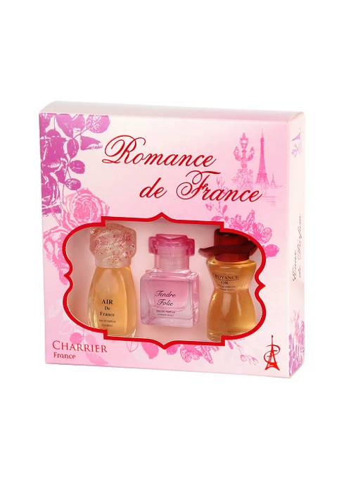 Набор миниатюр парфюмированной воды ROMANCE DE FRANCE Charrier Parfums модель 3442070336035 Фото