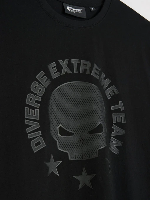 Бавовняна Чоловіча Футболка DIVERSE Dext Skull T2 фото 3