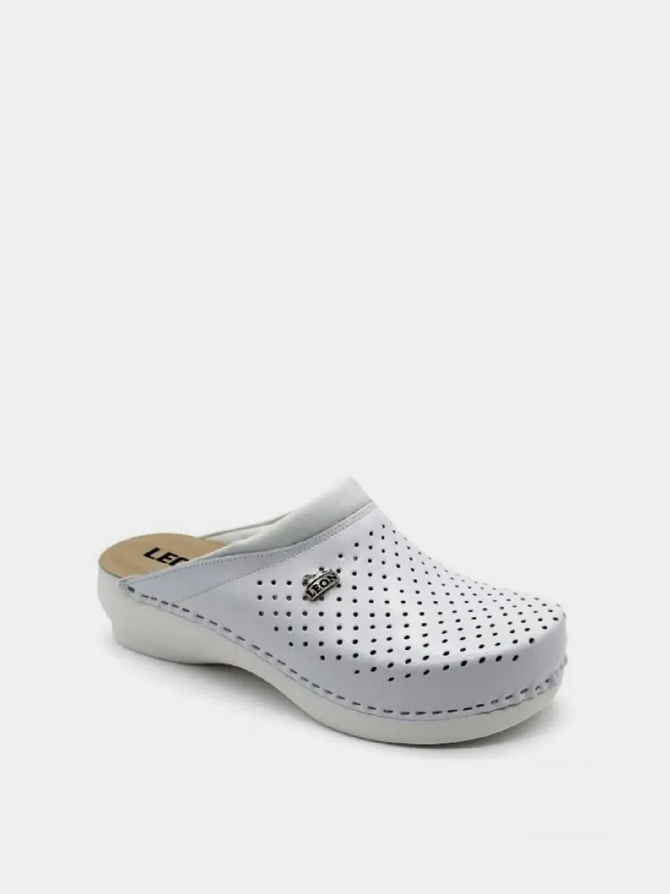 Шльопанці Leon модель PU100-White Фото