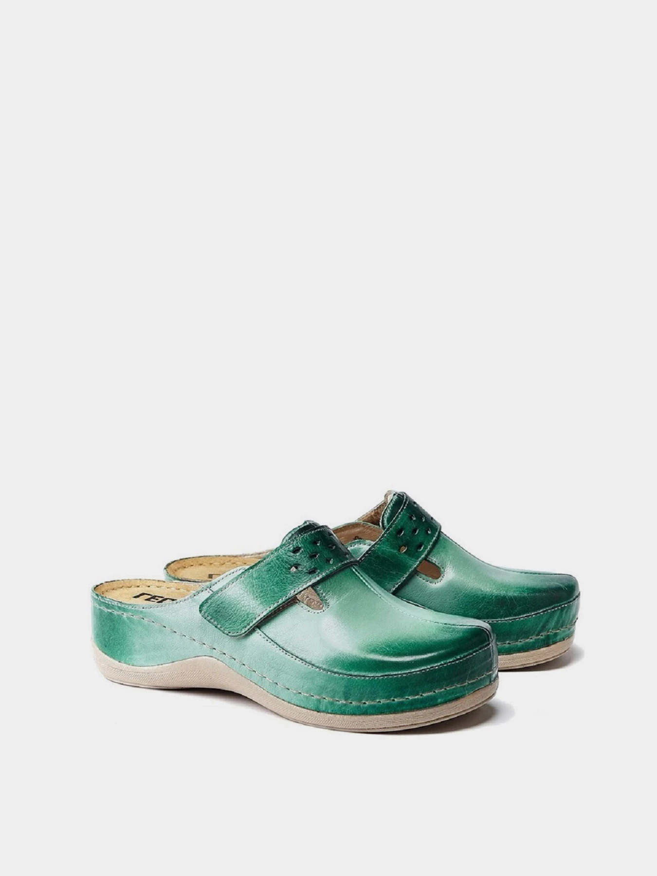 Шльопанці Leon модель 902-Turquoise Шльопанці Leon модель 902-Turquoise Фото