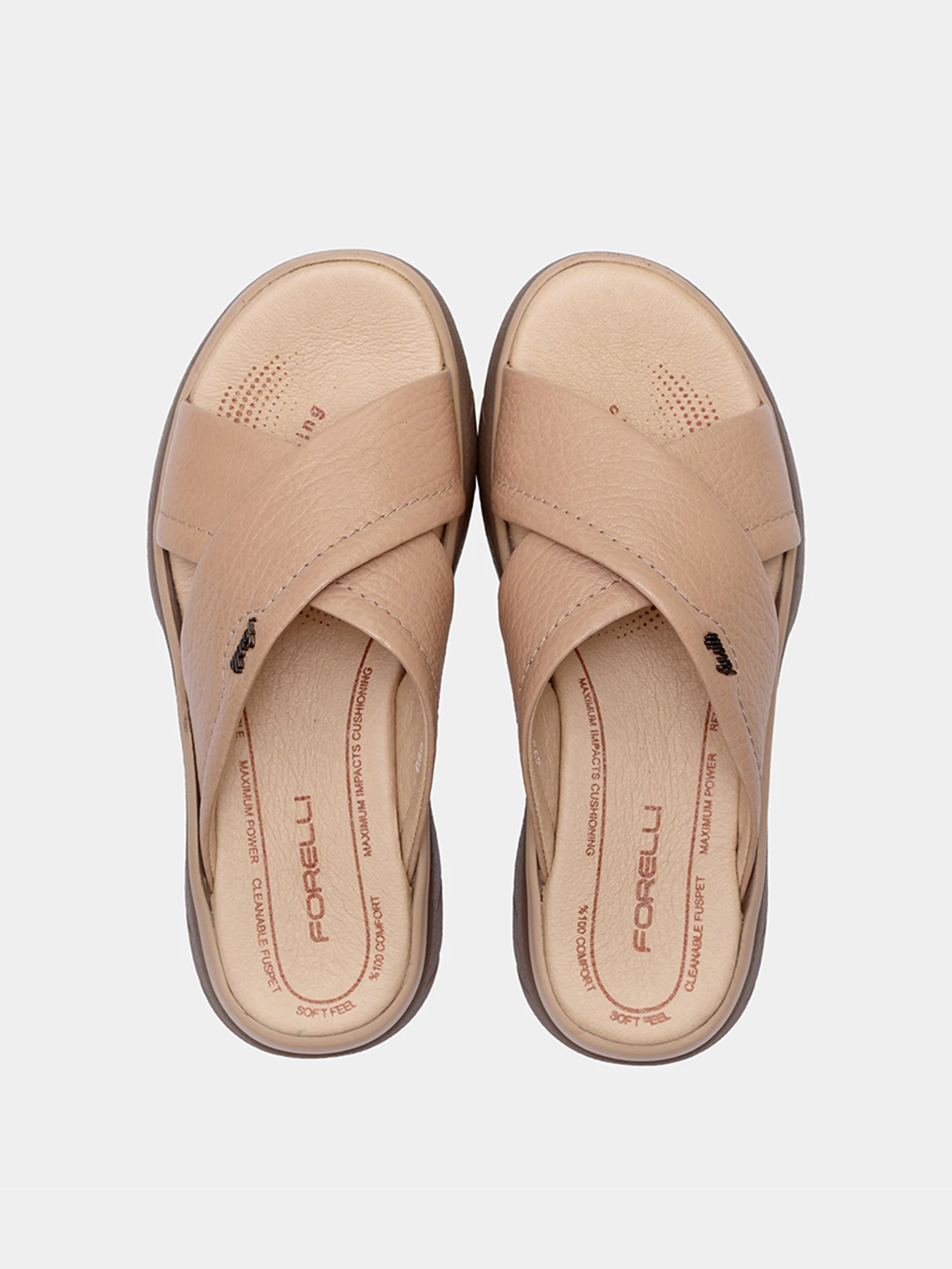 Шльопанці Forelli модель 29306-Beige Фото