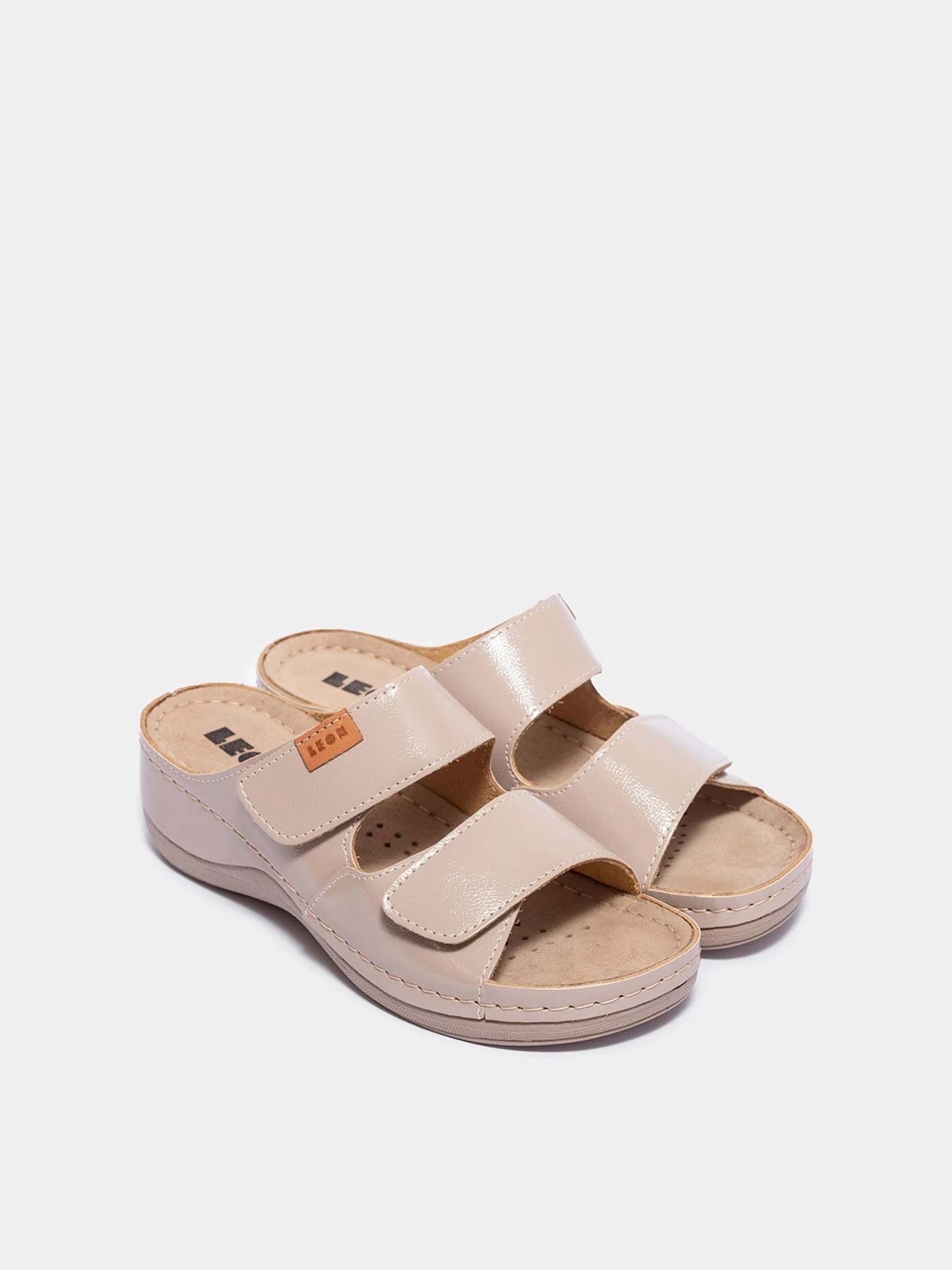 Шльопанці Leon модель 931-Beige Фото