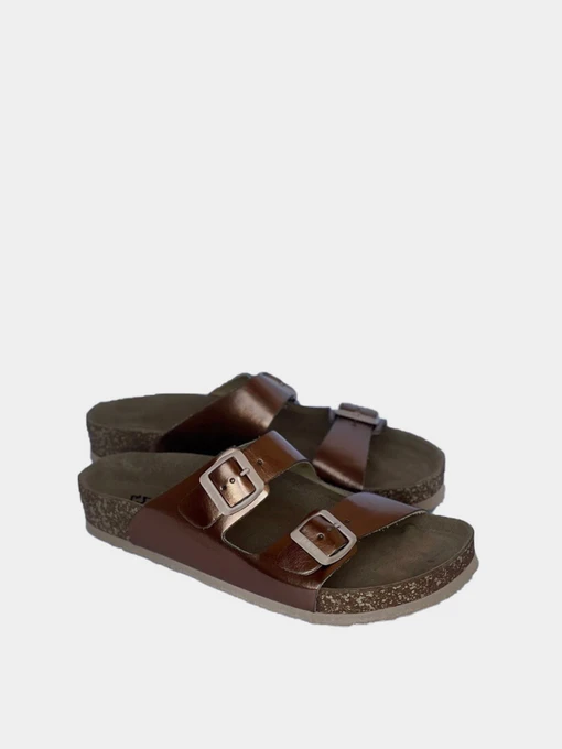 Шлёпанцы Leon модель 4010-Dark Brown Фото