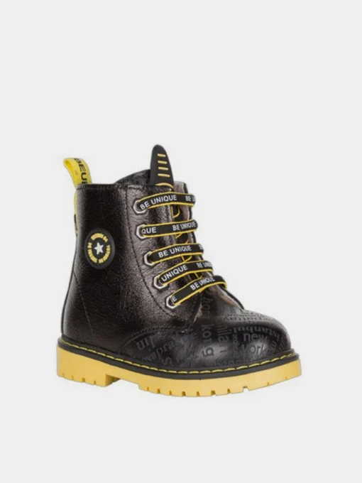 Ботинки и сапоги Tutubi модель 927-Black.Yellow Фото