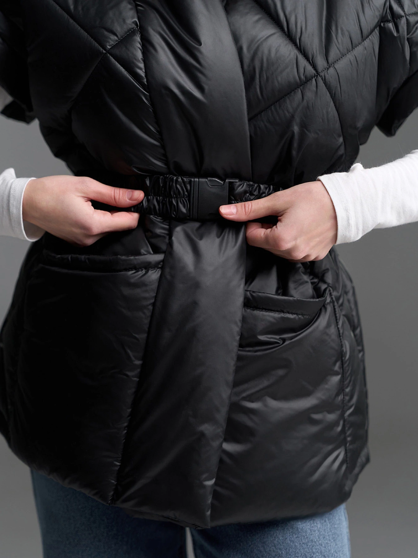 Куртки та дублянки ISSA Plus модель SA-685_черный Куртки та дублянки ISSA Plus модель SA-685_черный Фото