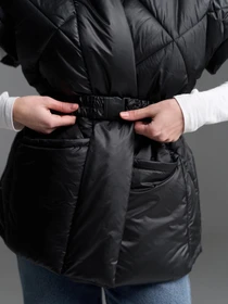 Куртки та дублянки ISSA Plus модель SA-685_черный Фото